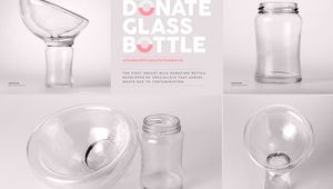 Donate Glass Bottle Photo Board